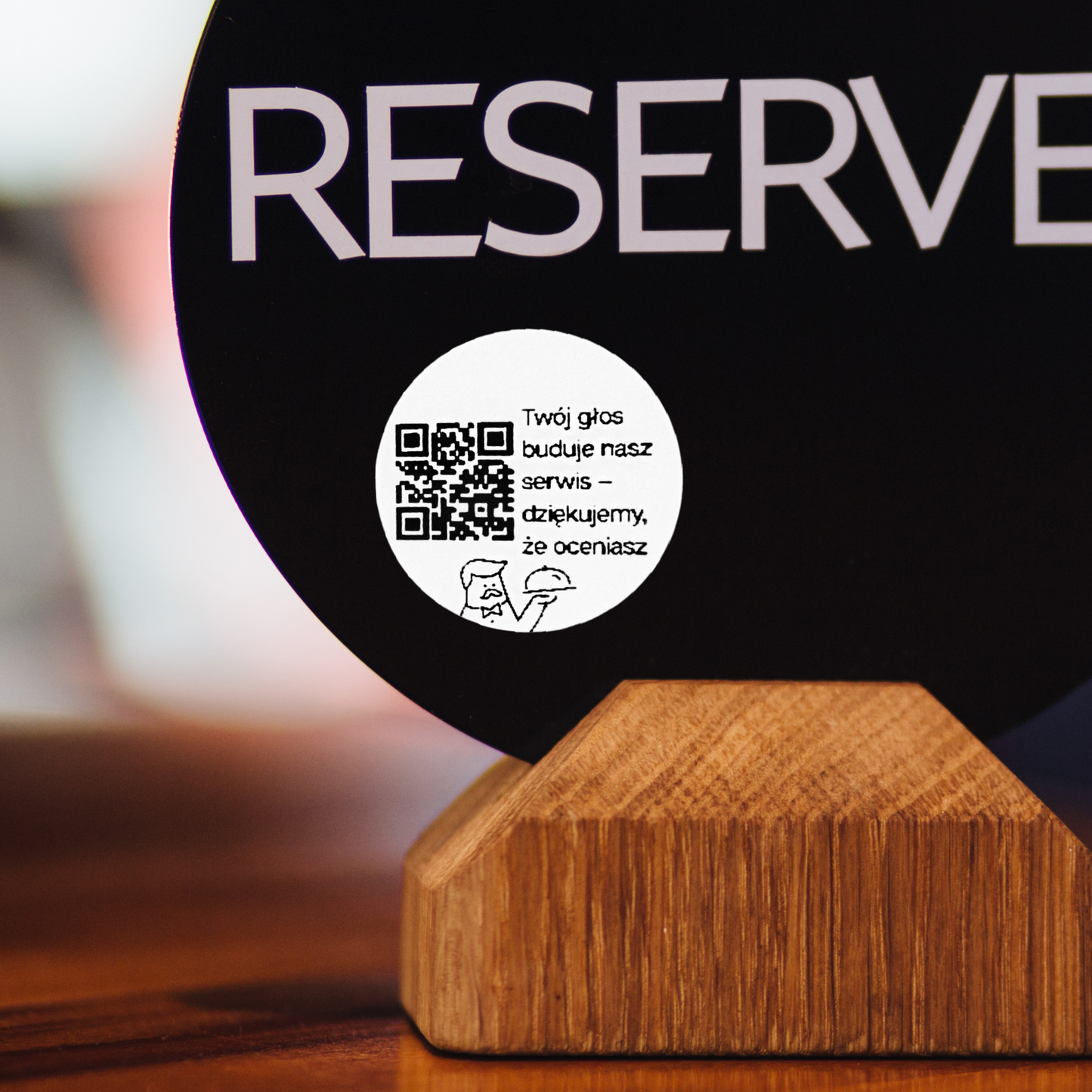 Naklejki z kodem QR do opinii Google 3 cm – twój głos dla restauracji – zestaw 468 szt