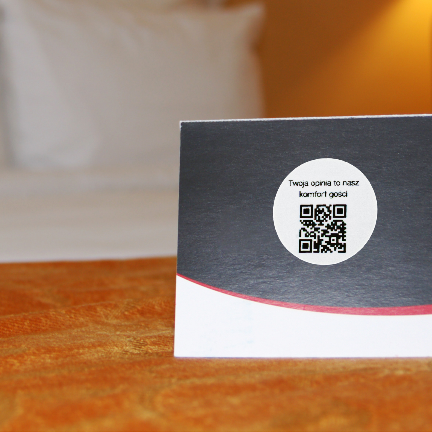 Naklejka QR opinie Google hotel pensjonat recenzje gości 3cm zestaw 468szt