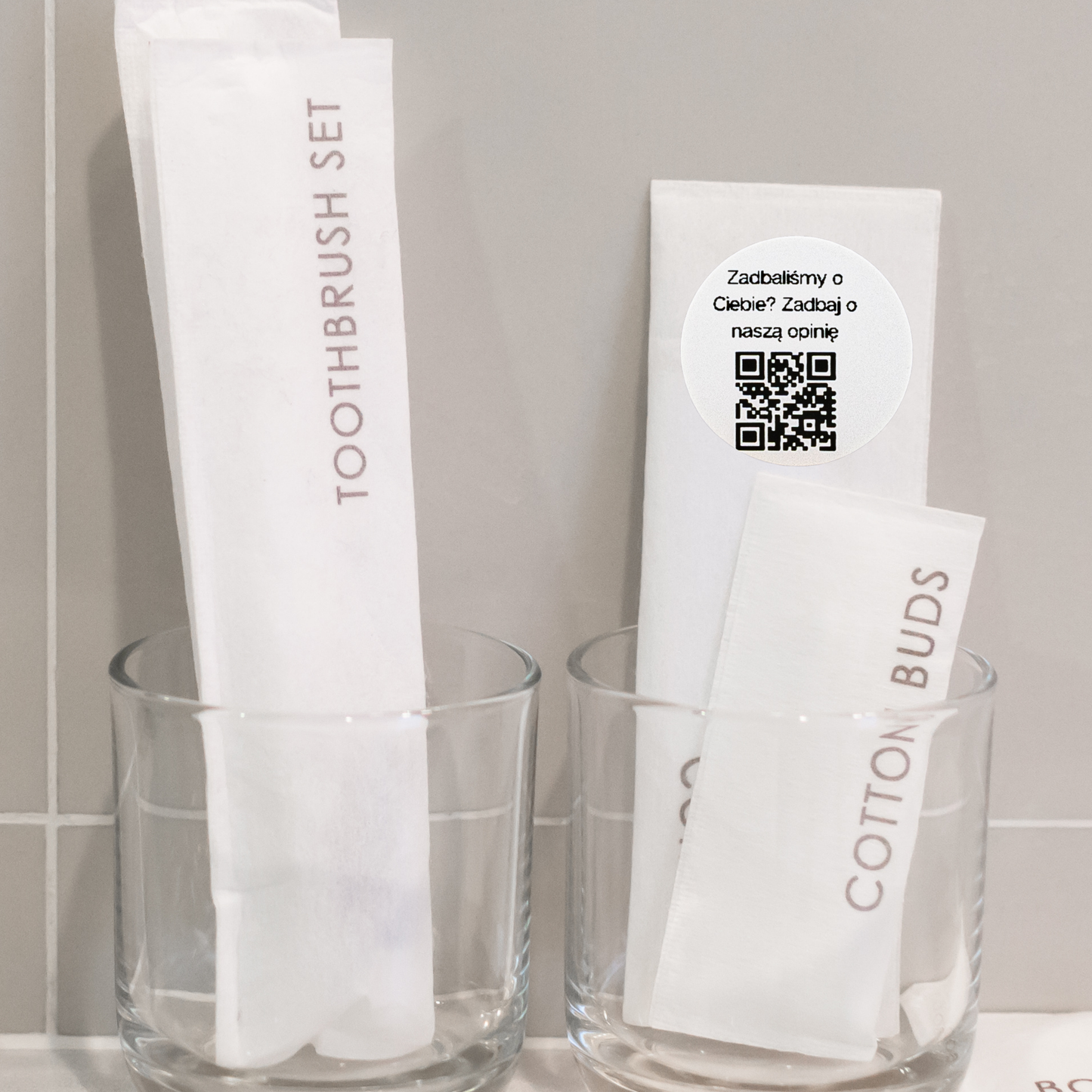 Naklejka QR opinie Google „Zadbaliśmy o Ciebie?” fryzjer barbershop 3cm zestaw 468szt