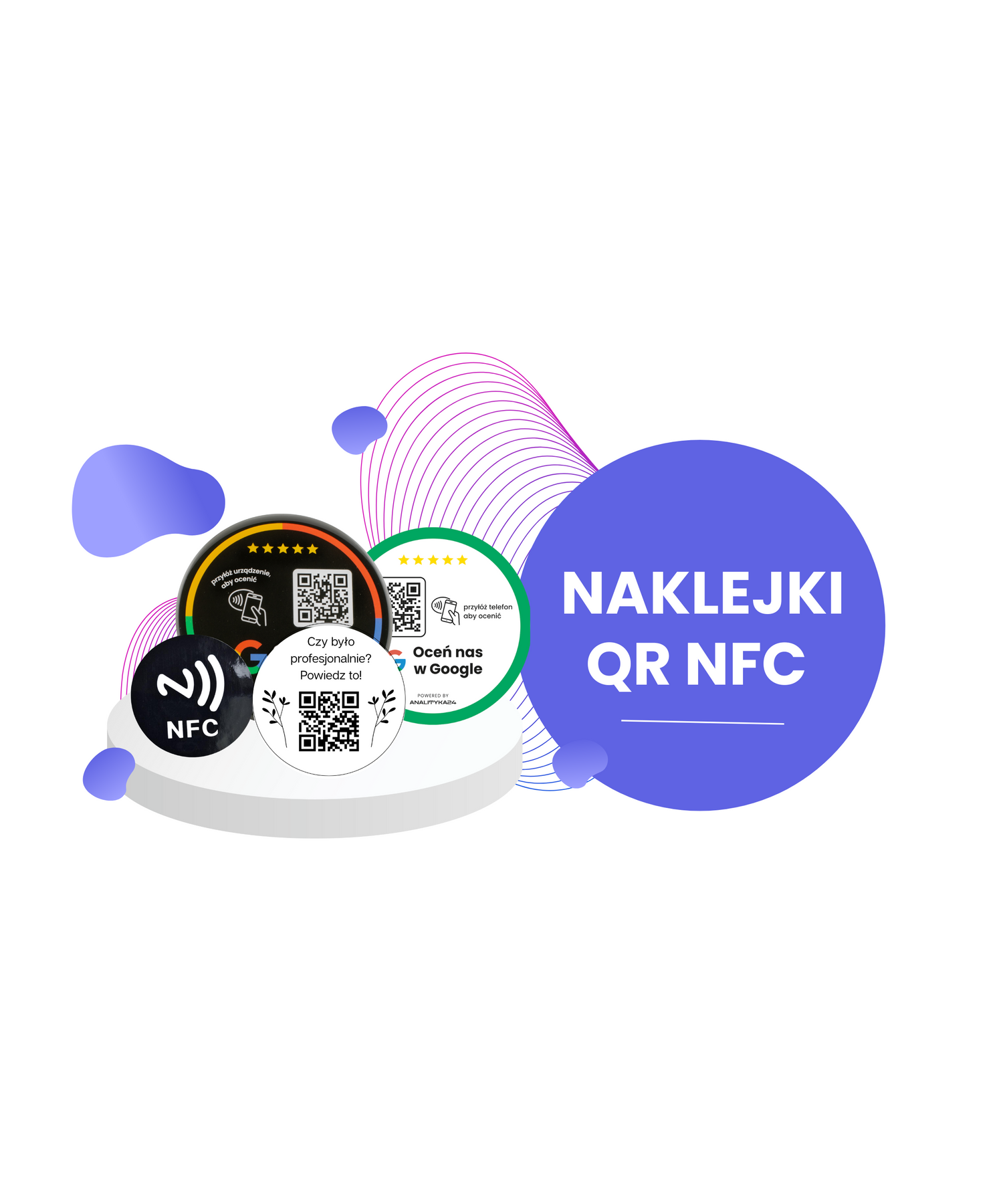 Inteligentne naklejki QR i NFC