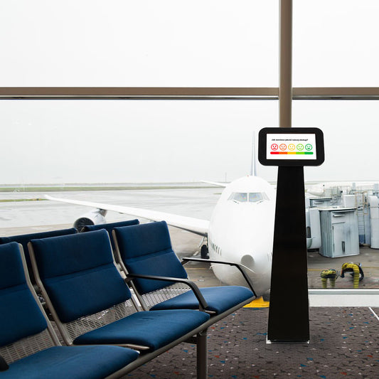 Interaktywny kiosk do recenzji Google wspiera szybką analizę i poprawę jakości obsługi.