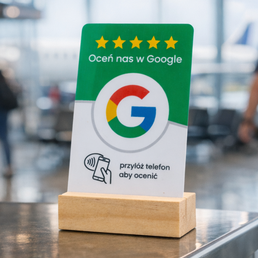 karta NFC do opinii na lotnisku