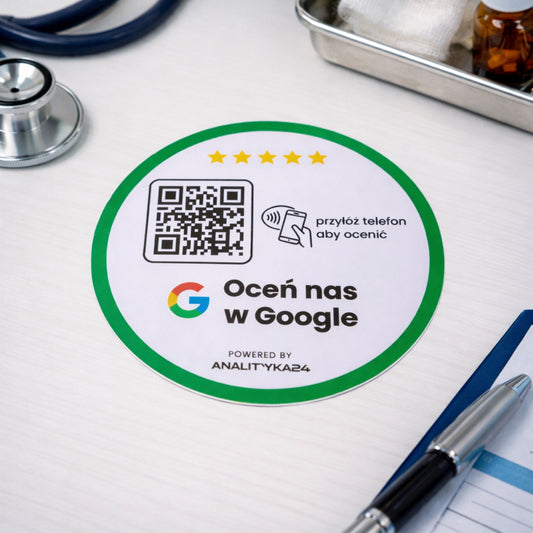 Naklejka NFC gabinet lekarski