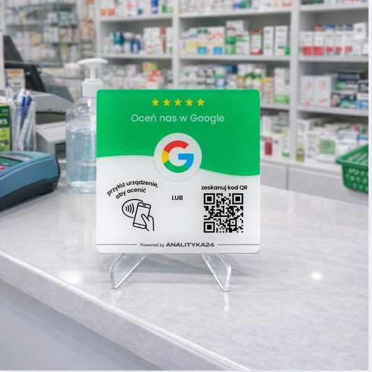 tabliczka ze stojakiem