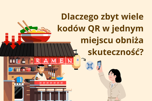 Dlaczego zbyt wiele kodów QR w jednym miejscu obniża skuteczność