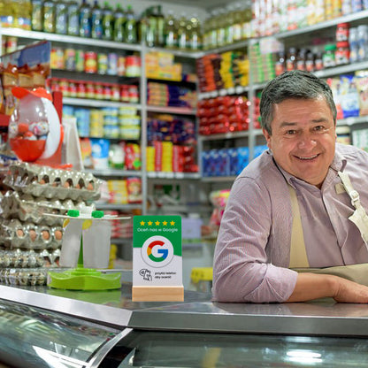 Karta NFC QR do łatwego zbierania opinii w sklepie