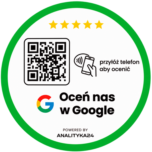 Naklejka NFC zielona – papier albo plastik