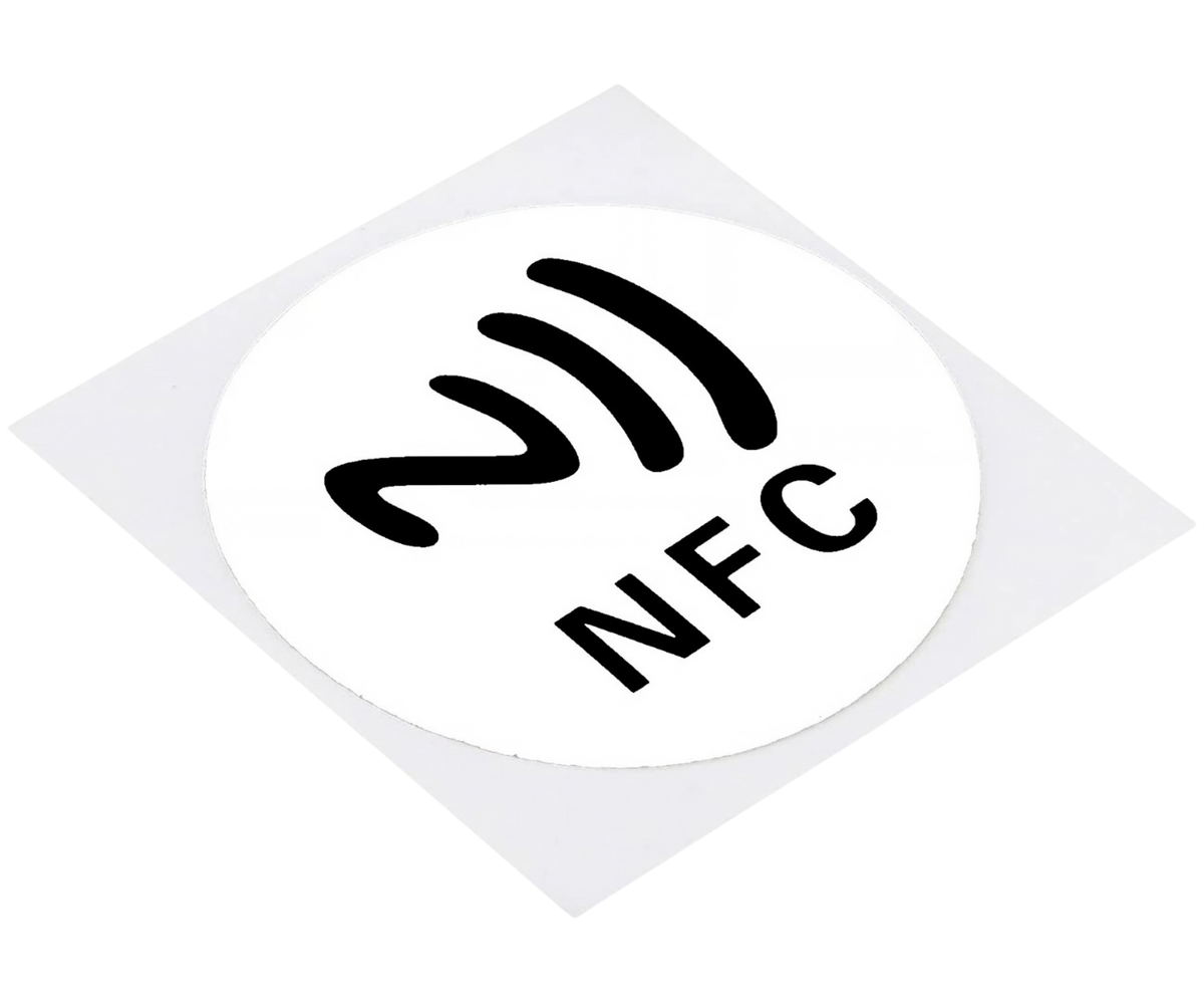 Naklejka tag NFC trwała laminowana etykieta 10szt