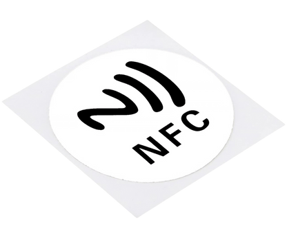 Naklejka tag NFC trwała laminowana etykieta 10szt