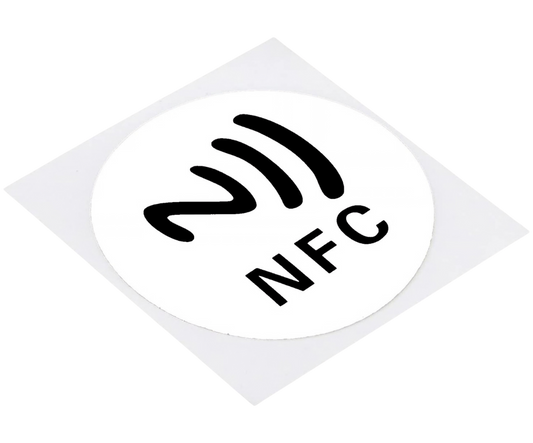 tag nfc bez tła biały