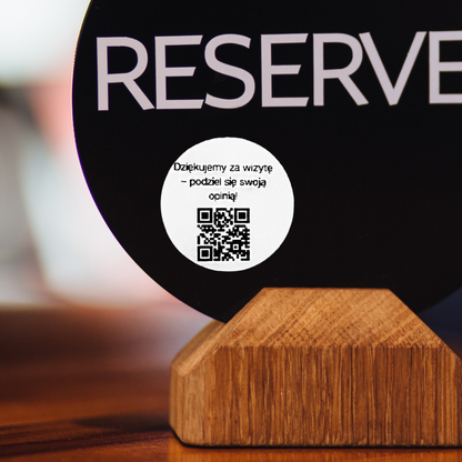 Naklejki z kodem QR do opinii Google 3 cm – podziel się opinią dla hoteli i pensjonatów – zestaw 468 szt