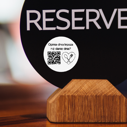 Naklejki QR do opinii Google 3 cm - danie dnia dla restauracji i dostawy – zestaw 468 szt