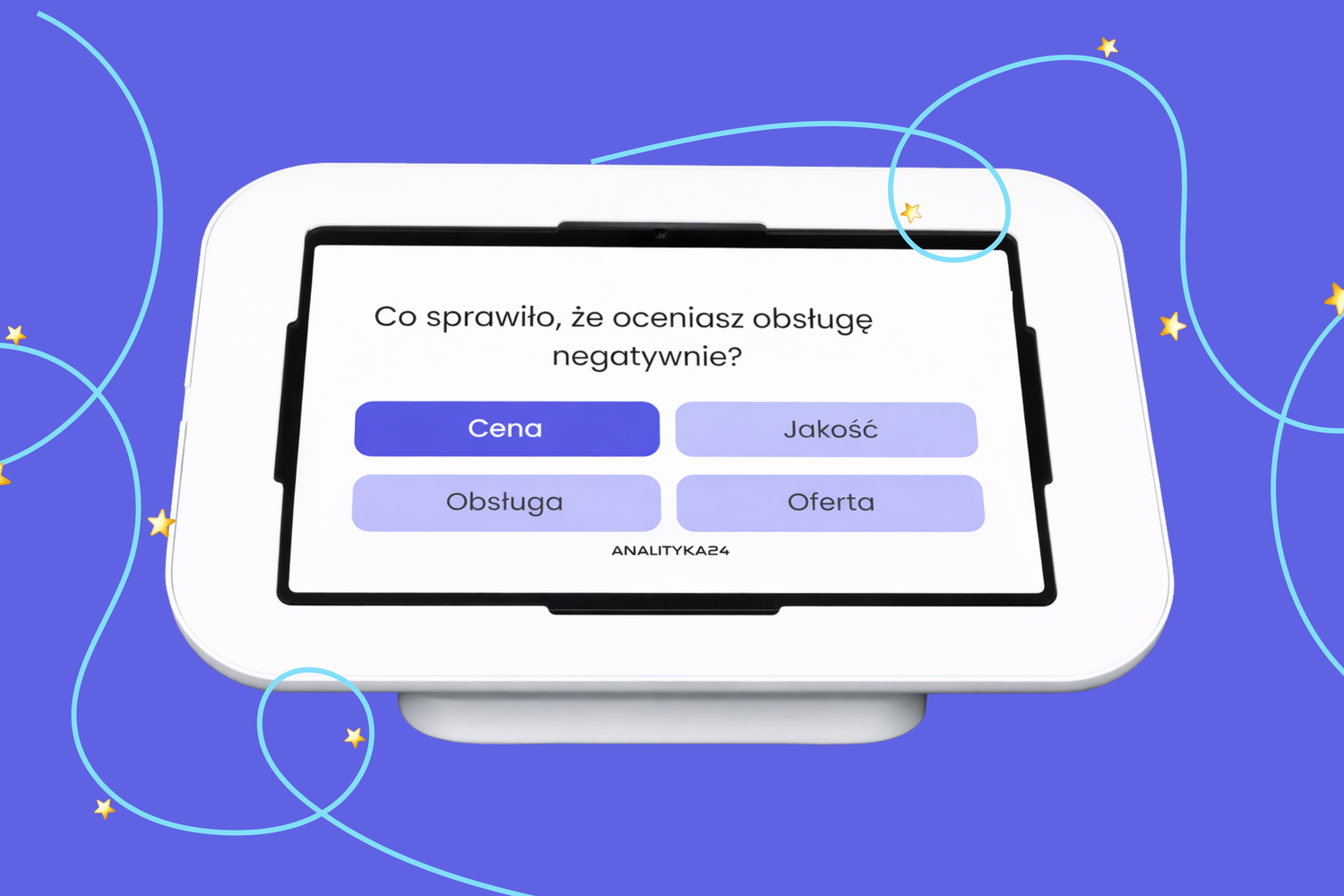 kioski z dodatkowymi pytaniami