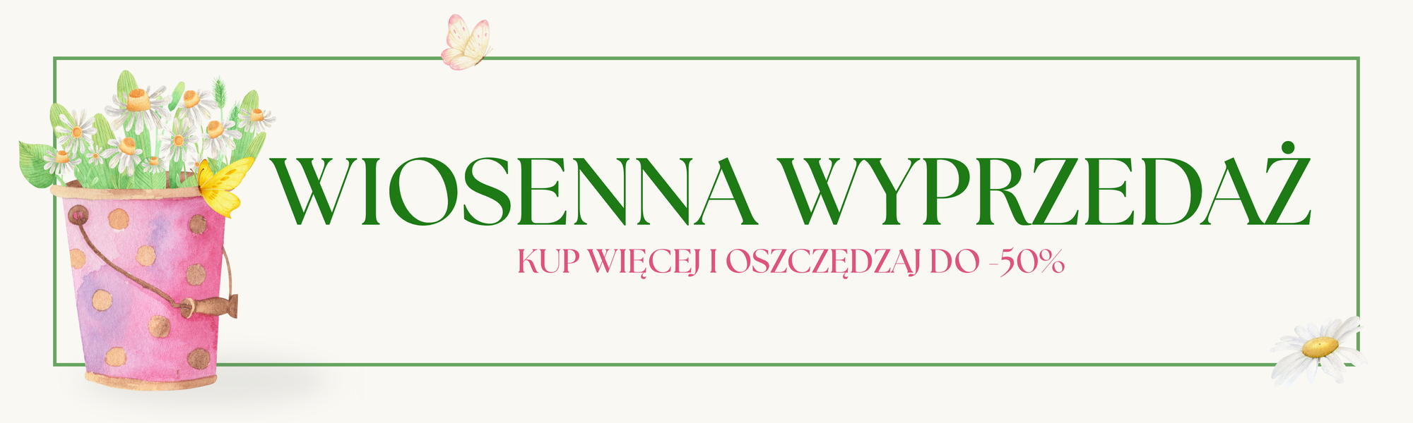 wiosenna wyprzedaż