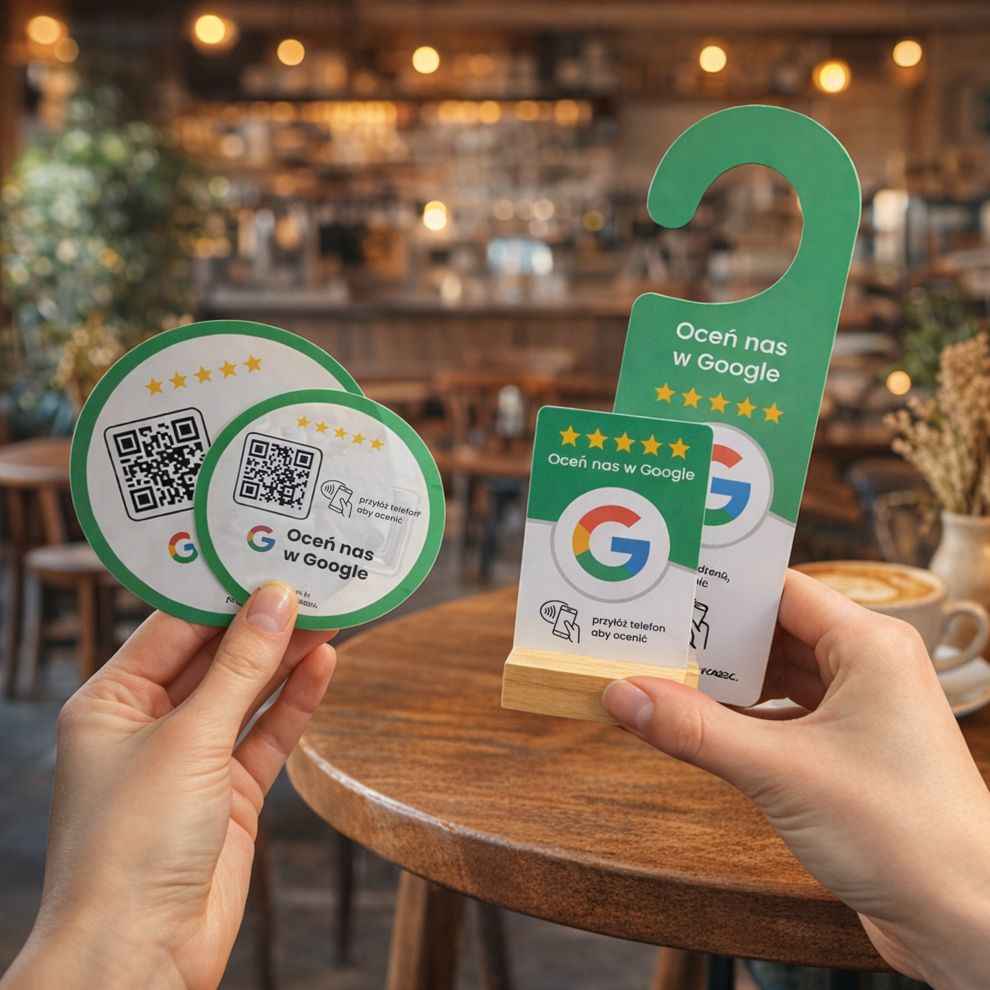 zestaw premium dla firm w kawiarni