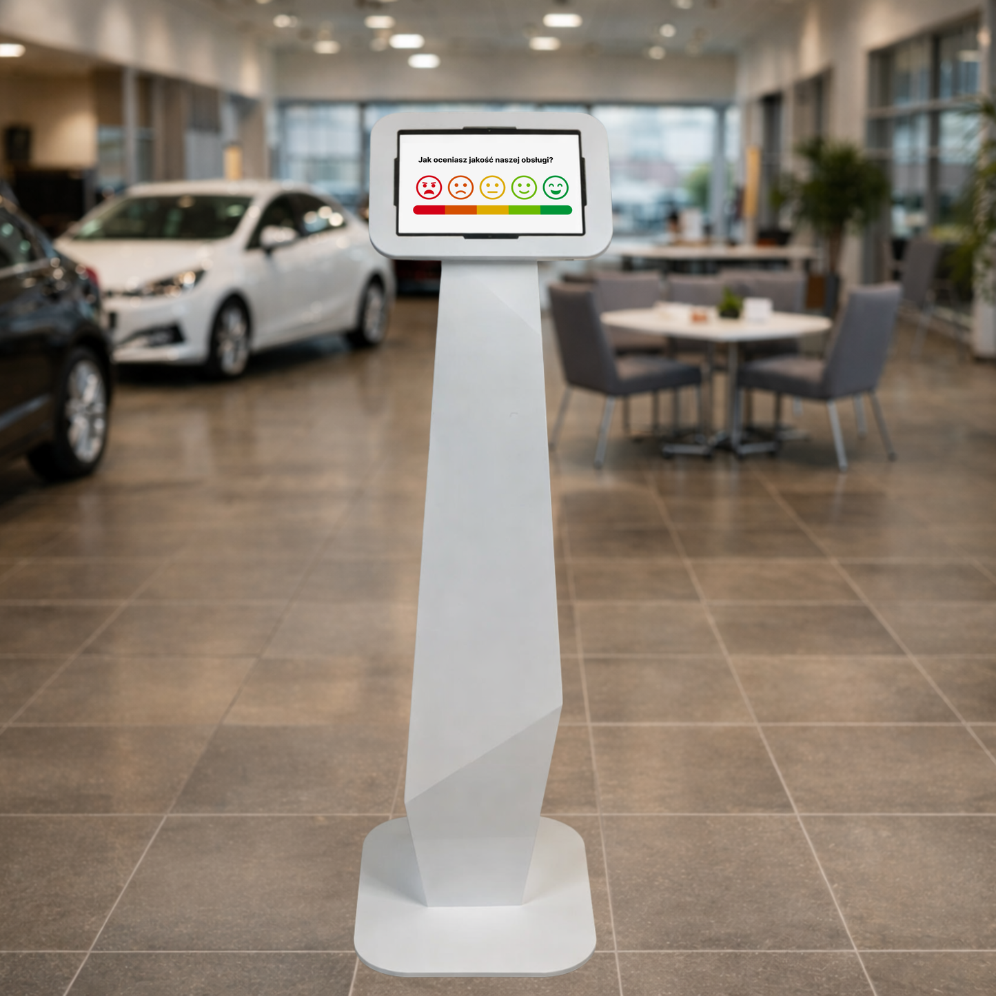 kiosk premium w salonie samochodowym