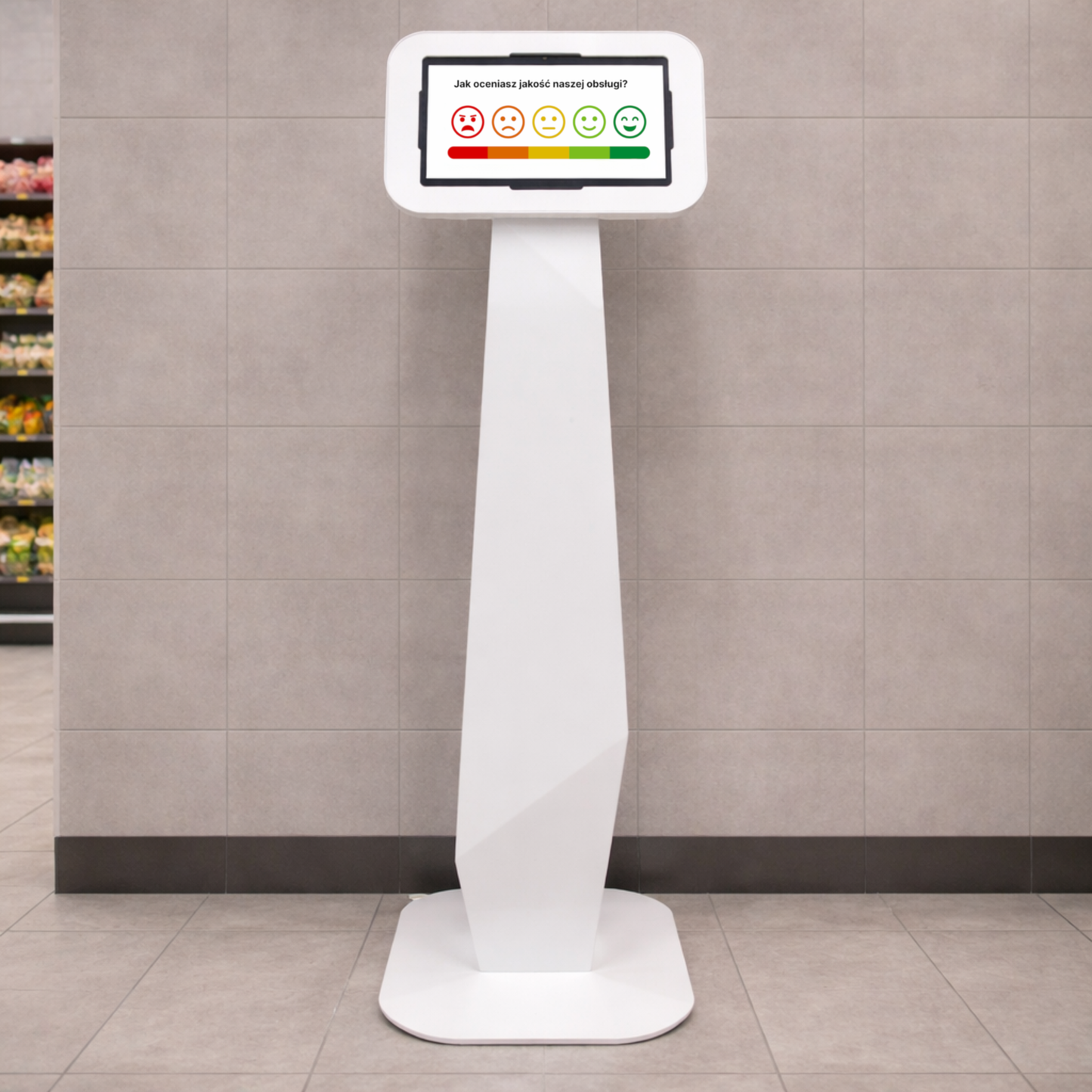 kiosk premium w sklepie spożywczym