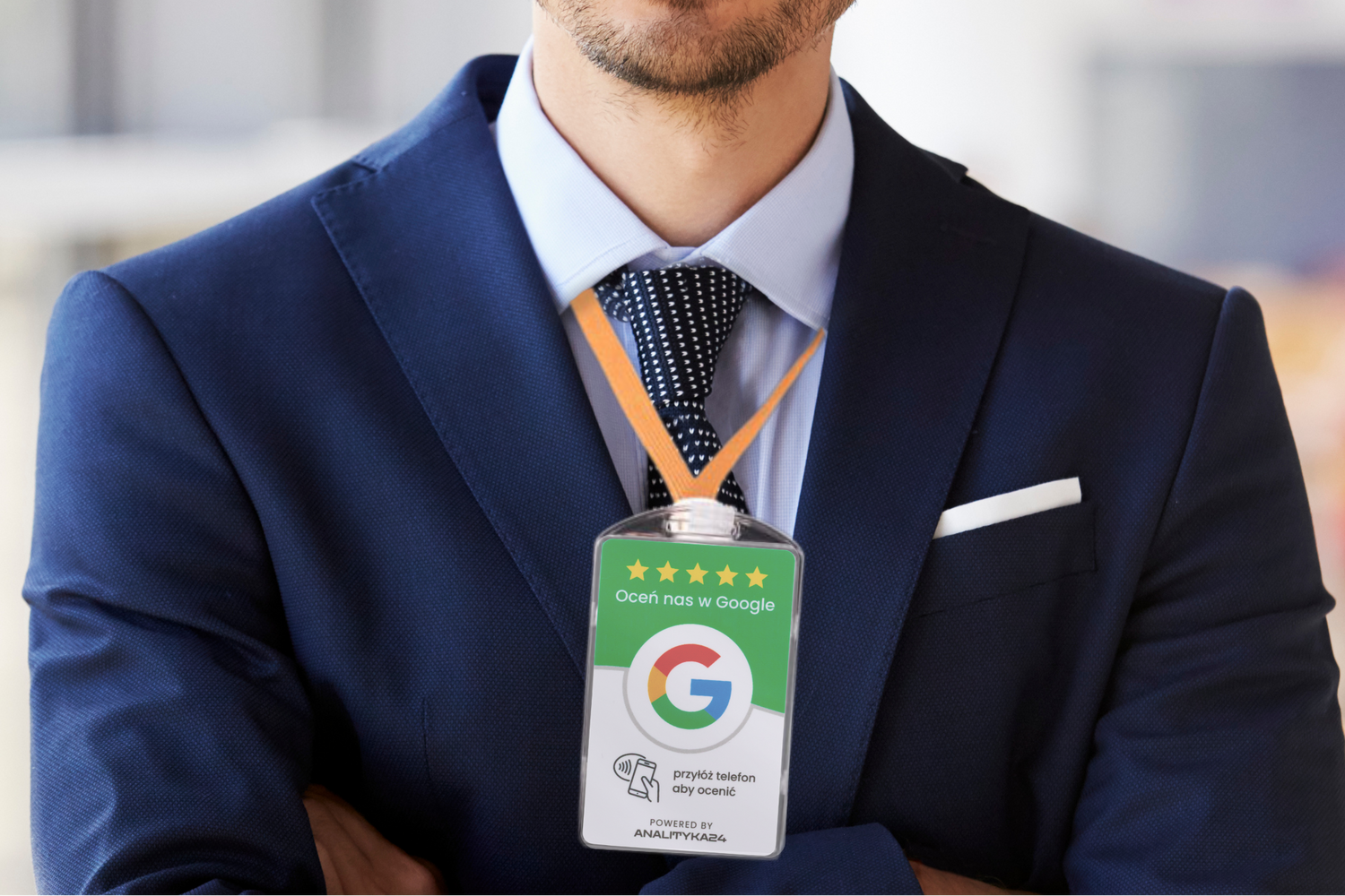 Karta NFC na smyczce