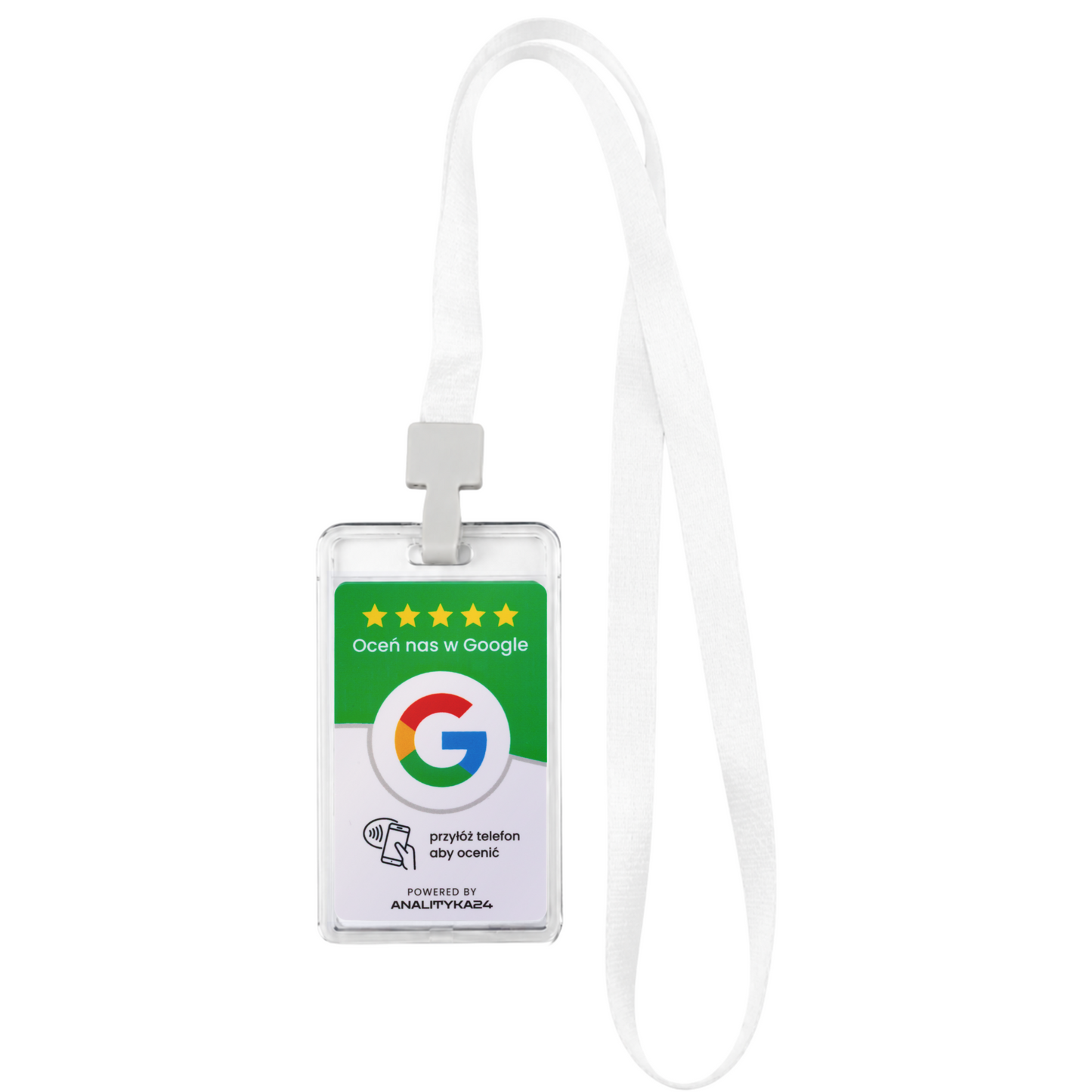 holder z kartą nfc