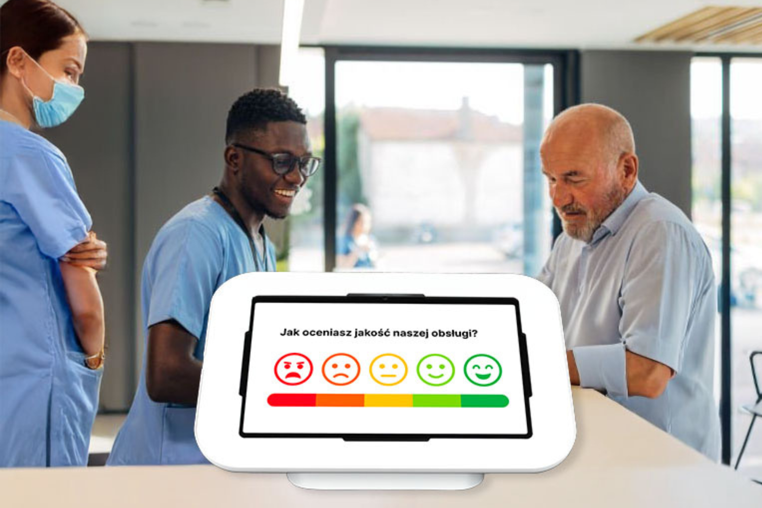 kioks do badania satysfakcji w przychodni