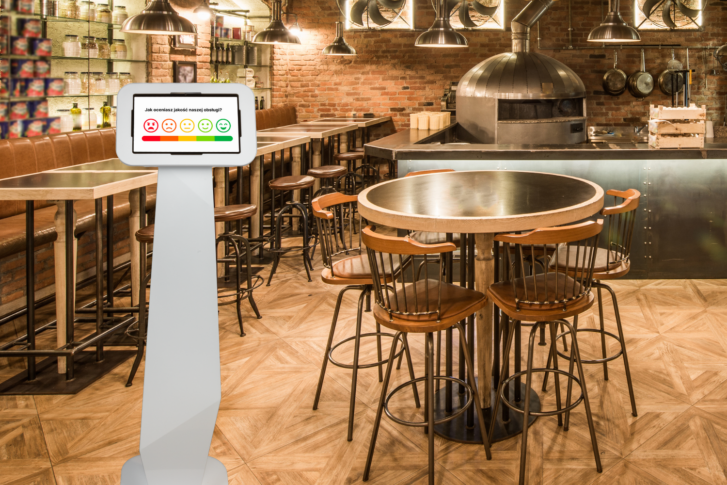 kioks do badania satysfakcji w restauracji