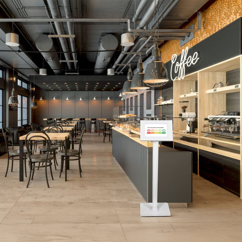 Kiosk obsługi klienta do zbierania opinii google i szybkiego reagowania na feedback.