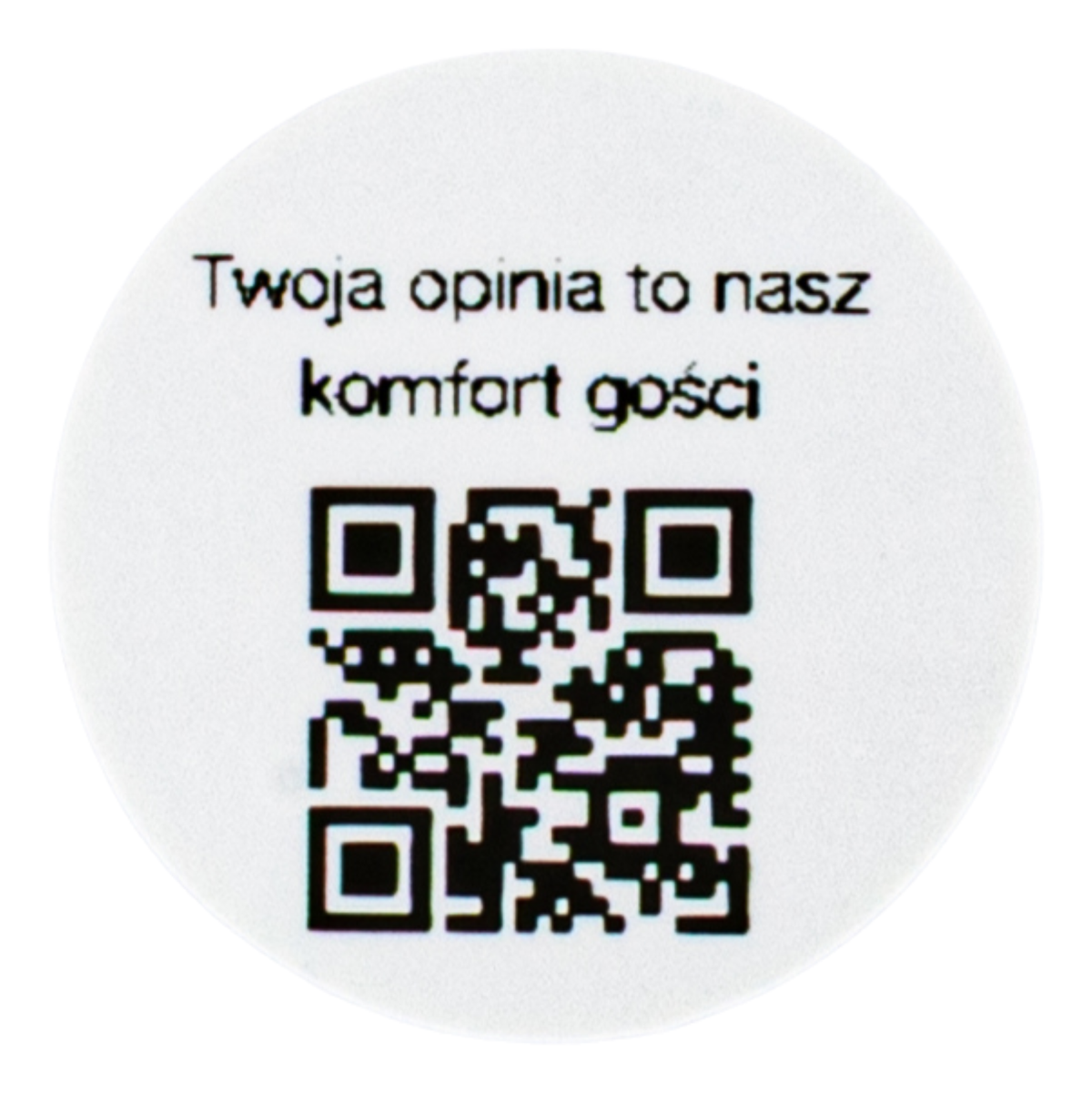 naklejka 3cm twoja opinia jest ważna