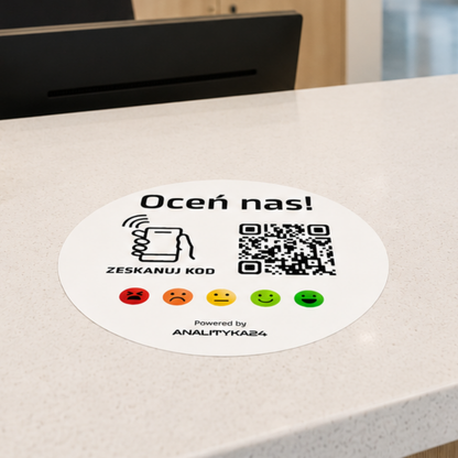 naklejka nfc oceń nas w hotelu
