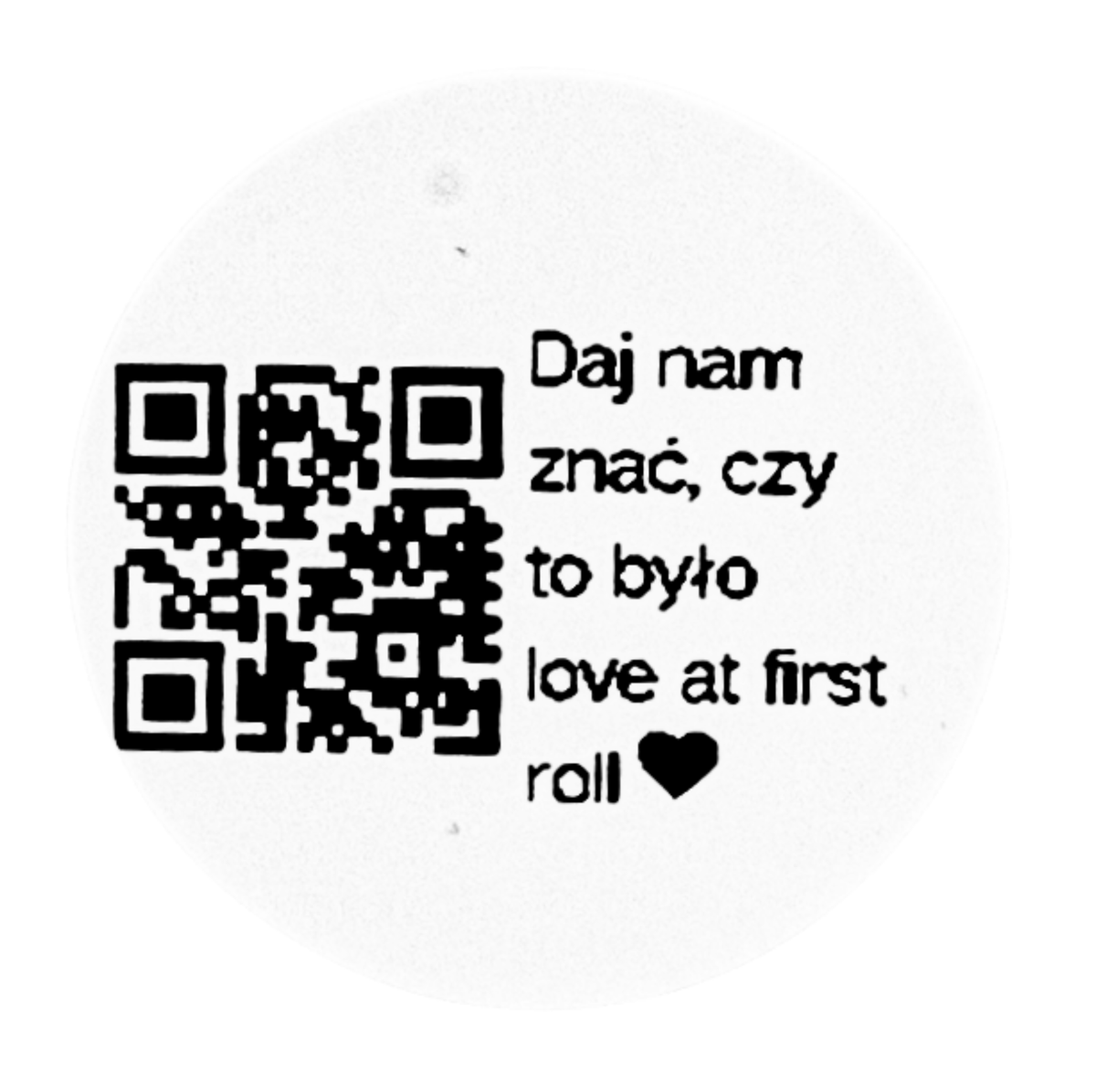 oceń roll naklejki qr