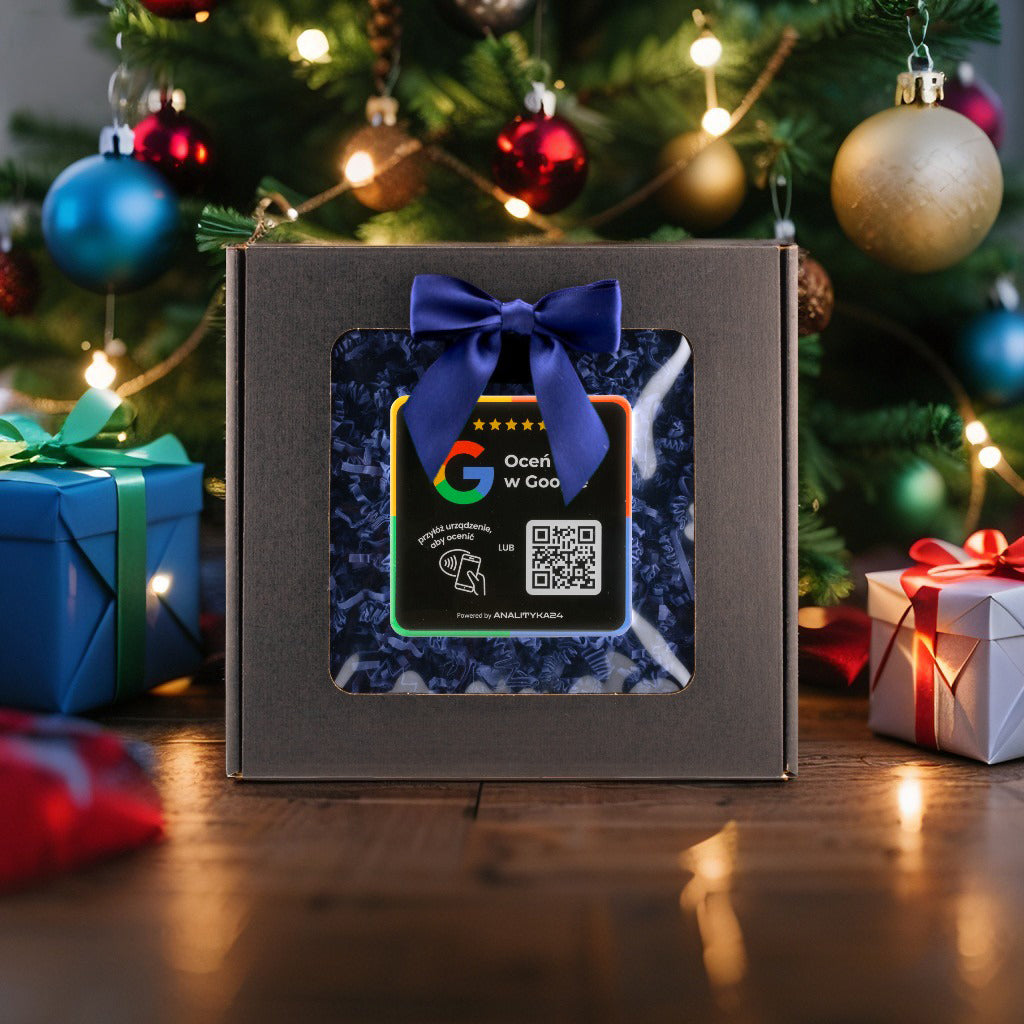 Naklejka 3D jako prezent świąteczny 