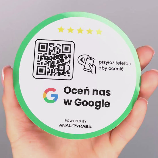 Naklejka plastikowa błyszczy