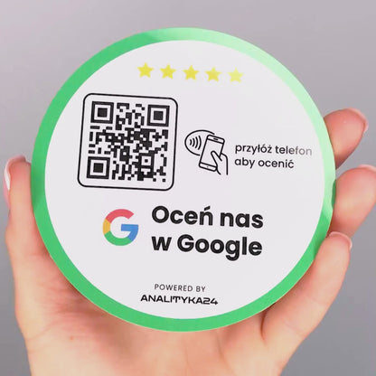 Naklejka plastikowa błyszczy