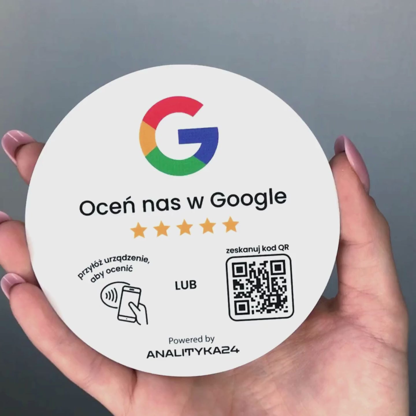 jak się mieni biała naklejka nfc