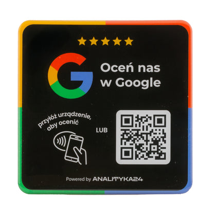 Naklejka 3D zwiększająca liczbę wystawionych opinii w google