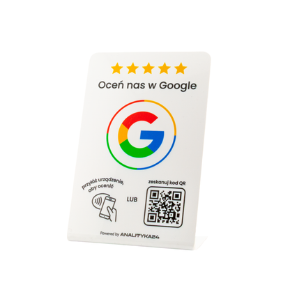 stojak nfc biały na białym tle