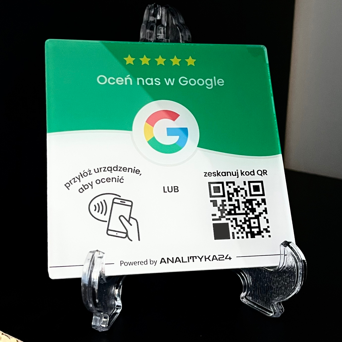 tabliczka zielona NFC u klienta