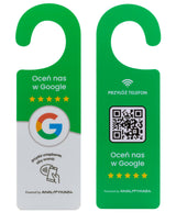 Zawieszka NFC + QR 19 cm - na klamkę lub szafę